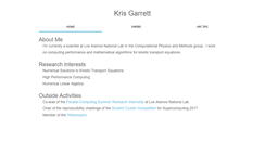 Desktop Screenshot of krisgarrett.net